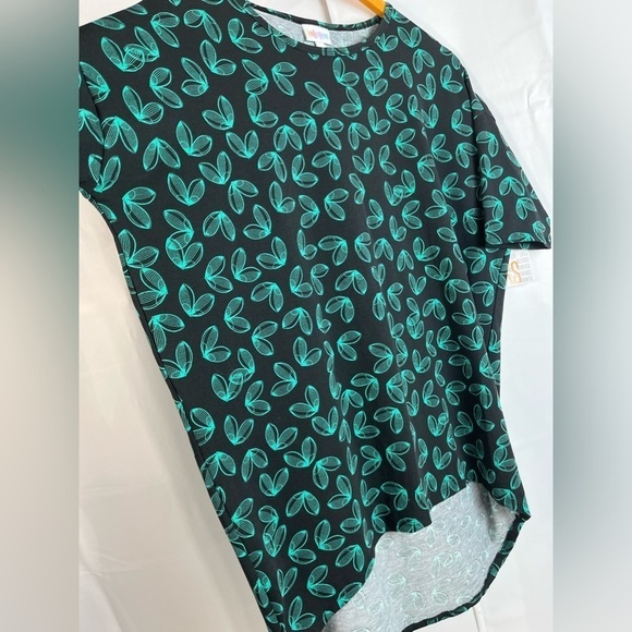Lularoe Irma Womens Top Shirt Green Black Size XS NWT - Picture 7 of 8